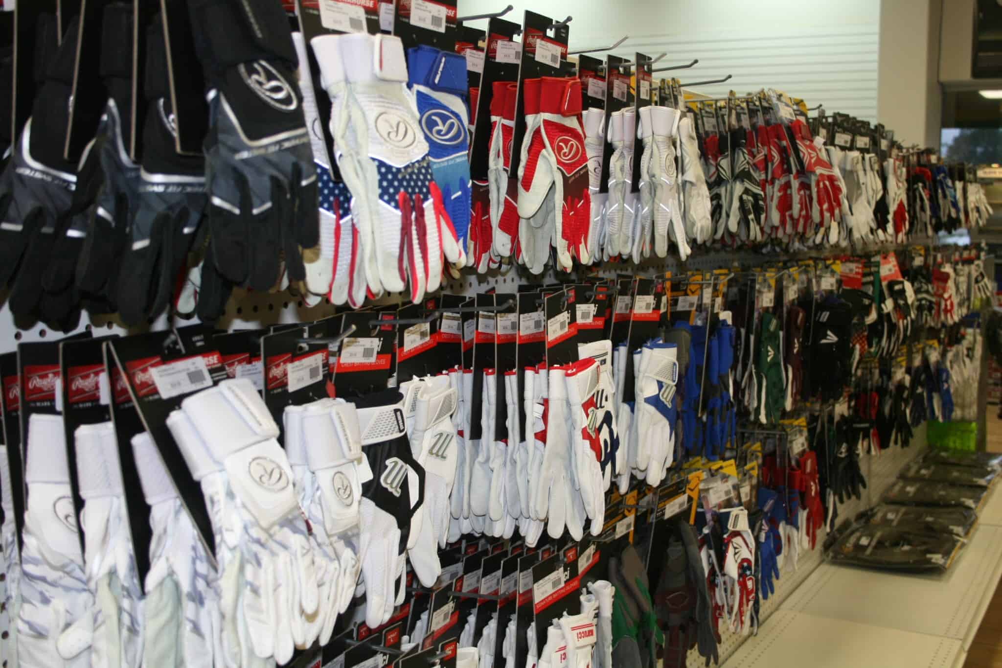 baseball equipment shop