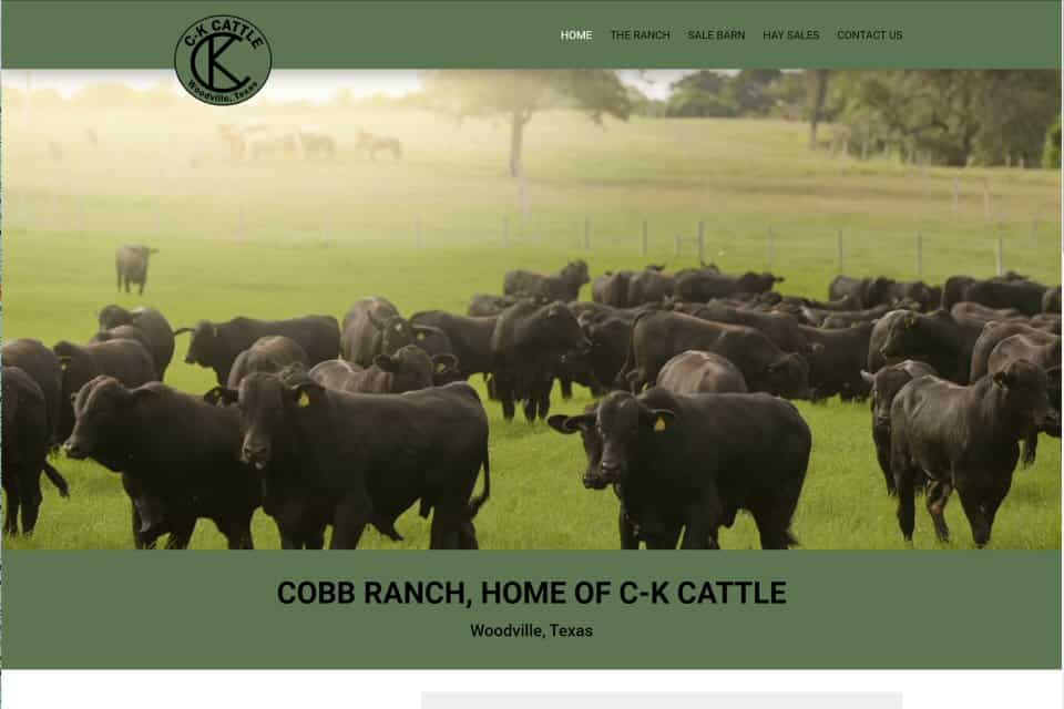 Cobb Ranch, Home of C-K Cattle by Dugout Sports