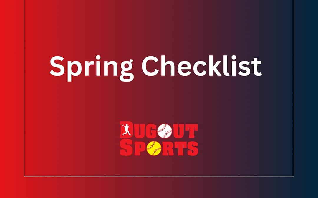 Baseball and Softball Spring Checklist