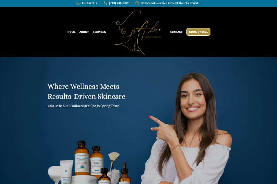 A-Line Aesthetics & Spa, Spring, TX by Dugout Sports