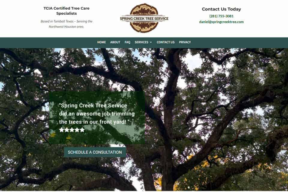 Spring Creek Tree Service by Dugout Sports