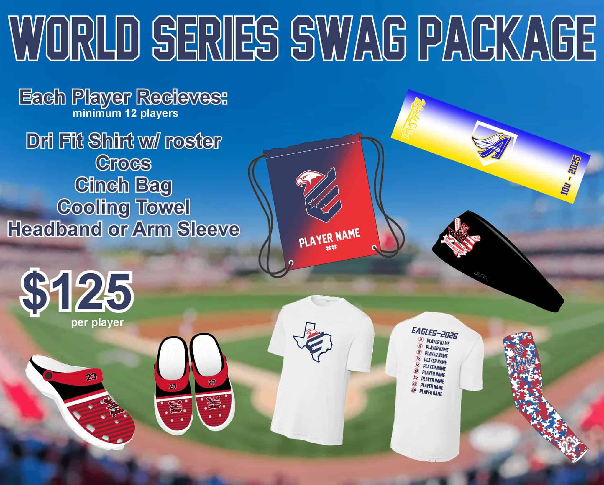 World Series Swag Package World Series Swag Package